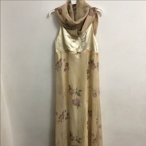 Women’s Med Maurice spring dress & scarf